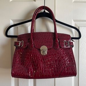 Red New York & Co Purse and matching F21 Wallet